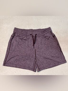 Lululemon Athletica Men's Maroon Pace Breaker Shorts 5" XL Extra Large Linerless